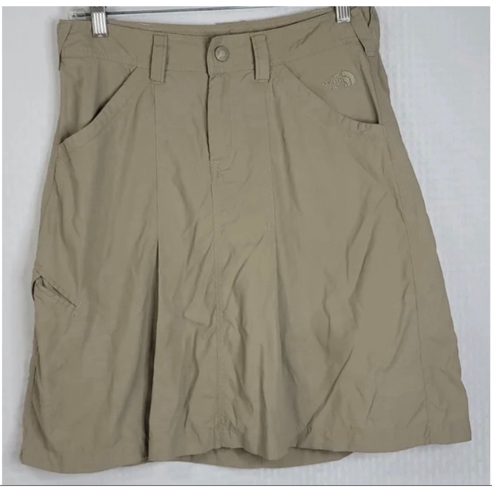 NORTH FACE | Tan Nylon Cargo Skirt Size 4